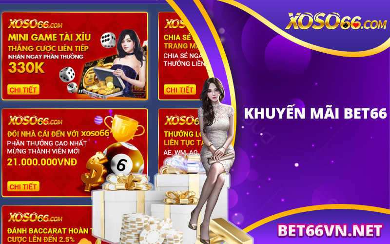 Nhận thưởng Bet66 từ khuyến mãi siêu khủng